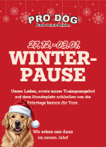 Winterpause vom 27.12.2025 bis 3.1.2026
